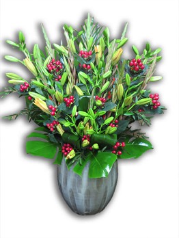  Plantes vertes Plantes fleuries composition Esat Vivre  Ref. PVPF24 - 70 euros 